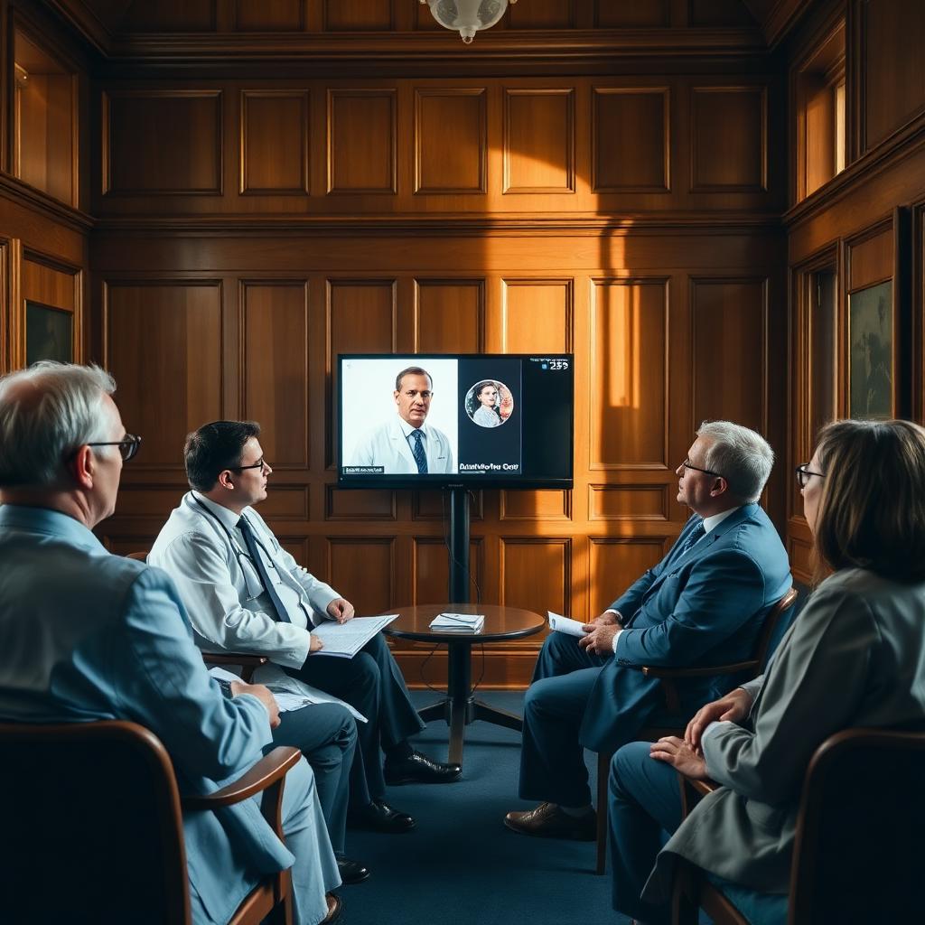 Consultants in a Royal College seminar room